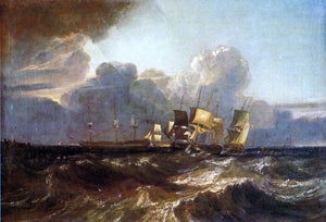  Joseph William Turner Ships Bearing Up for Anchorage (also known as The Egremont sea Piece) - Art Print