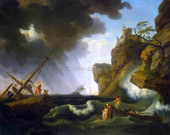  Claude-Joseph Vernet A Shipwreck - Art Print