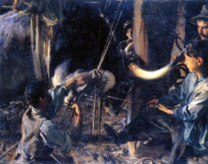  John Singer Sargent Shoeing the Ox - Art Print