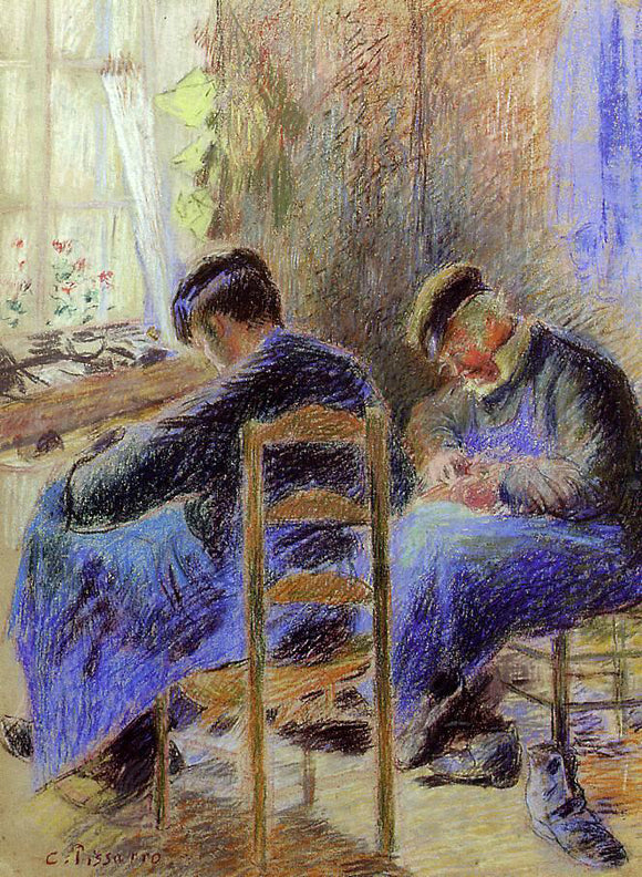  Camille Pissarro Shoemakers - Art Print