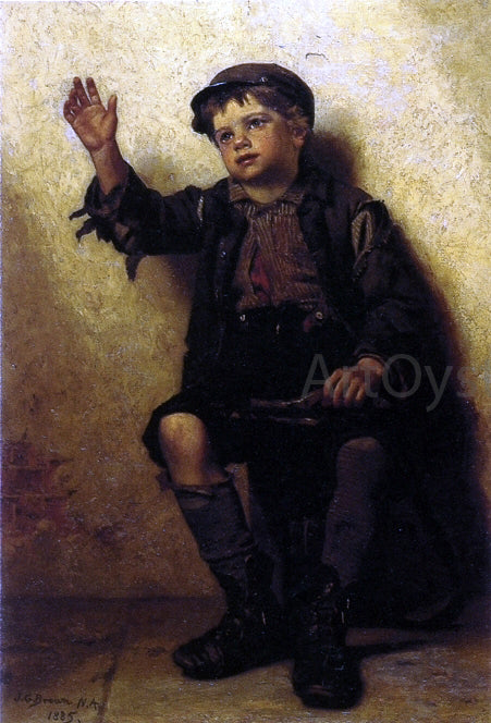  John George Brown Shoeshine Boy - Art Print