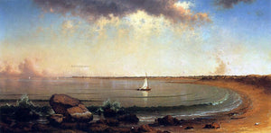  Martin Johnson Heade Shore Scene: Point Judith - Art Print