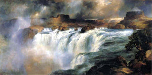  Thomas Moran Shoshone Falls on the Snake River - Art Print