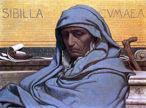  Elihu Vedder Sibilia Cumaea - Art Print