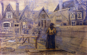  Vincent Van Gogh Sien's Mother's House Seen from the Backyard - Art Print