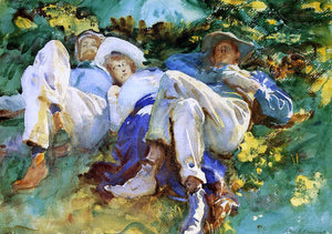  John Singer Sargent A Siesta - Art Print