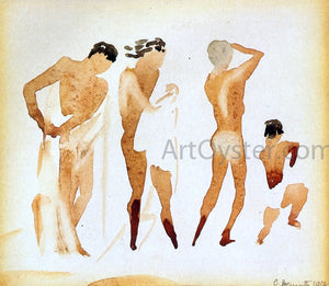  Charles Demuth Simi-Nude Figures - Art Print