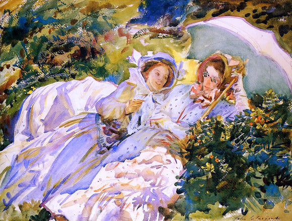  John Singer Sargent Simplon Pass: The Tease - Art Print