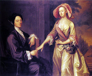 John Smibert Sir Archibald and Lady Grant - Art Print