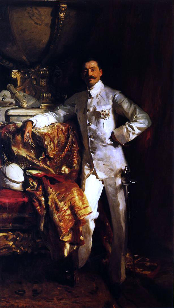  John Singer Sargent Sir Frank Swettenham - Art Print