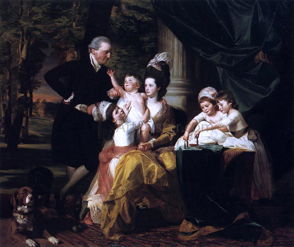  John Singleton Copley Sir William Pepperrell and Family - Art Print