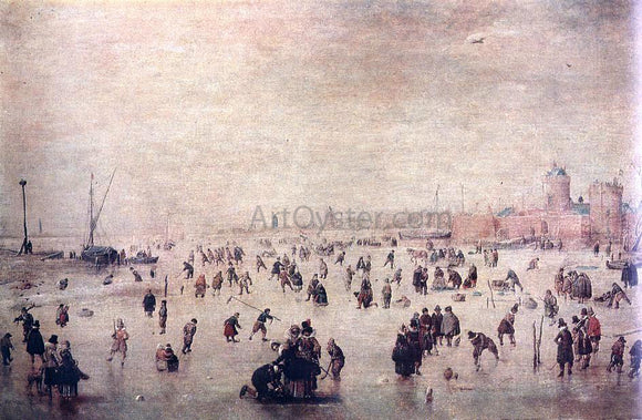  Hendrick Avercamp Skaters - Art Print