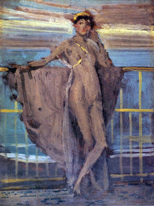  James McNeill Whistler Sketch for "Annabel Lee" - Art Print