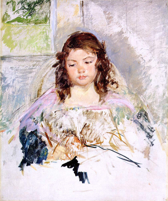  Mary Cassatt Sketch for 'Francoise in a Round-Backed Chair, Reading - Art Print