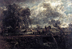  John Constable Sketch for The Leaping Horse - Art Print