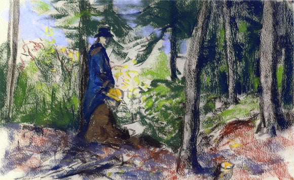  Robert Henri Sketchers in the Woods - Art Print