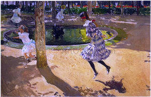  Joaquin Sorolla Y Bastida Skipping Rope at La Granja - Art Print
