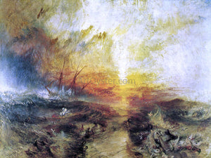  Joseph William Turner Slavers Throwing Overboard the Dead and Dying - Typhon Coming On - Art Print