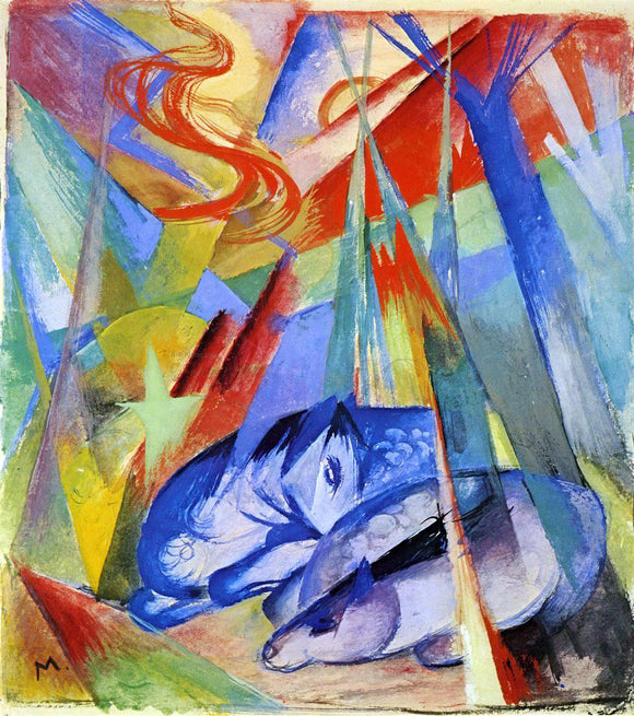  Franz Marc Sleeping Animals - Art Print