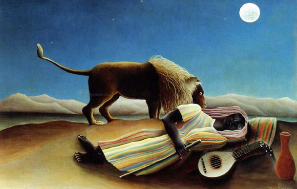  Henri Rousseau Sleeping Gypsy - Art Print