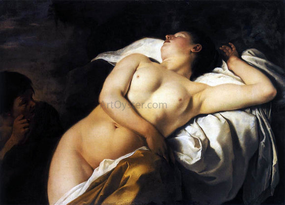  Jan Gerritsz Van Bronchorst Sleeping Nymph and Shepherd - Art Print