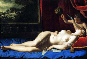  Artemisia Gentileschi Sleeping Venus - Art Print