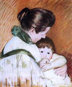  Mary Cassatt Sleepy Thomas Sucking His Thumb - Art Print