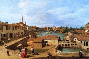  Canaletto Sluice Gates at Dolo - Art Print