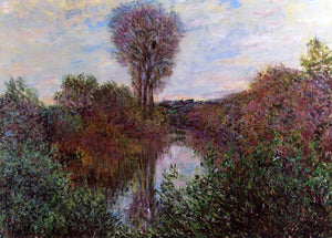  Claude Oscar Monet Small Arm of the Seine at Mosseaux - Art Print
