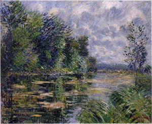  Gustave Loiseau Small Arm of the Seine near Connelle - Art Print