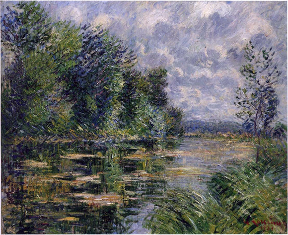  Gustave Loiseau Small Arm of the Seine near Connelle - Art Print