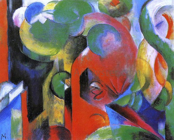  Franz Marc Small Composition III - Art Print