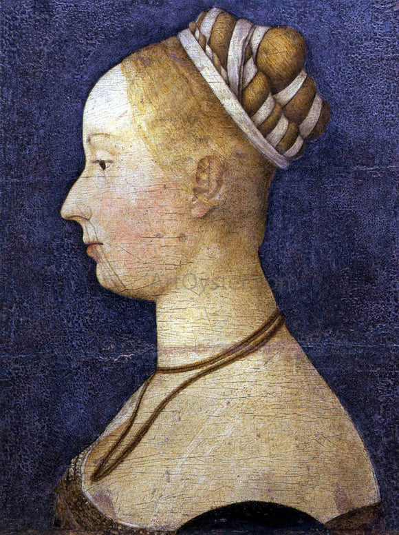  Angelo Da Siena Small Female Portrait - Art Print