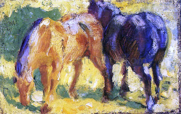  Franz Marc Small Horse Picture - Art Print