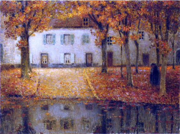  Henri Le Sidaner Small House by the Eau River at Chartres - Art Print