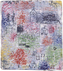  Paul Klee Small Landscape with the Village Church - Art Print
