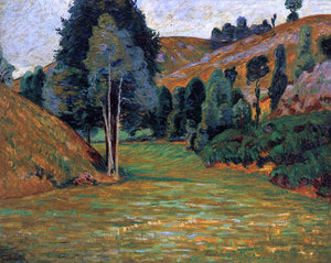  Armand Guillaumin A Small Valley at Pontgibaud - Art Print
