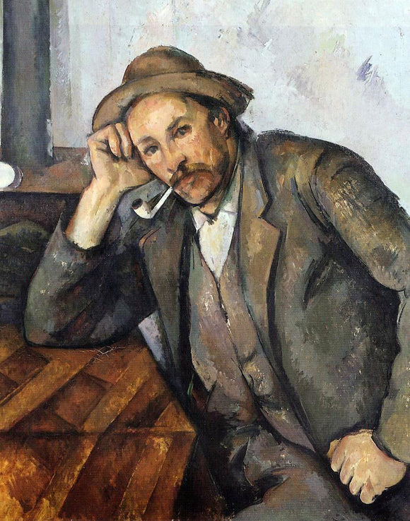  Paul Cezanne Smoker - Art Print