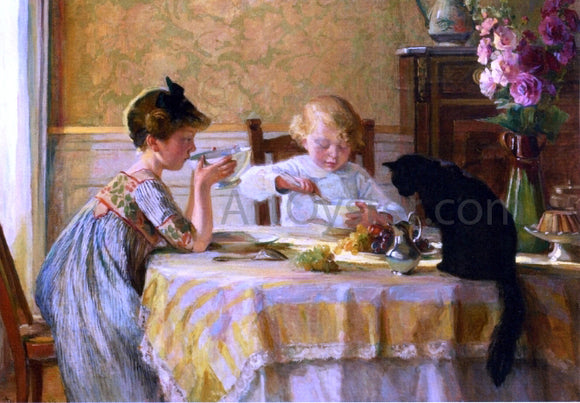  Angele Blanche Denvil A Snack Time - Art Print