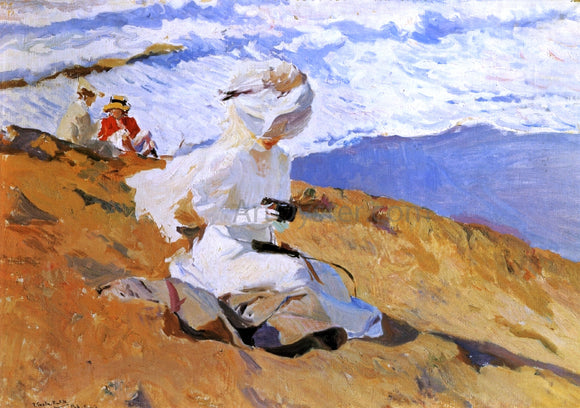  Joaquin Sorolla Y Bastida Snapshot, Biarritz - Art Print