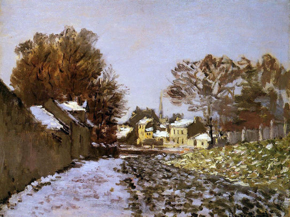  Claude Oscar Monet Snow at Argenteuil - Art Print