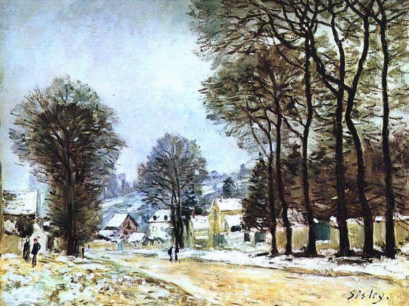  Alfred Sisley Snow at Louveciennes - Art Print