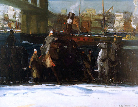  George Wesley Bellows Snow Dumpers - Art Print