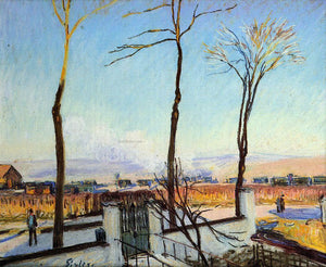  Alfred Sisley Snow Effect at Moret - Art Print