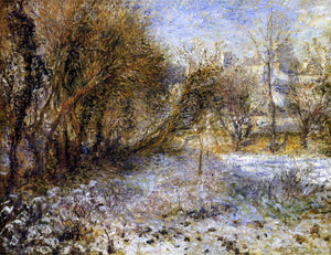  Pierre Auguste Renoir Snowy Landscape - Art Print