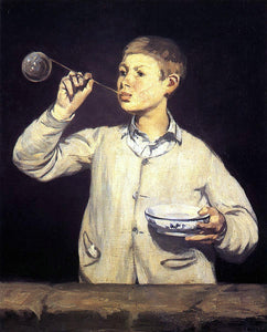  Edouard Manet Soap Bubbles - Art Print