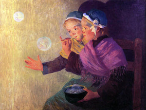  Ferdinand Du Puigaudeau Soap Bubbles - Art Print