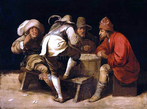  Pieter Jansz Quast Soldiers Gambling with Dice - Art Print