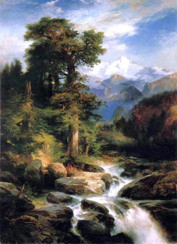  Thomas Moran Solitude - Art Print