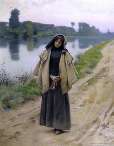  Charles Sprague Pearce Solitude - Art Print